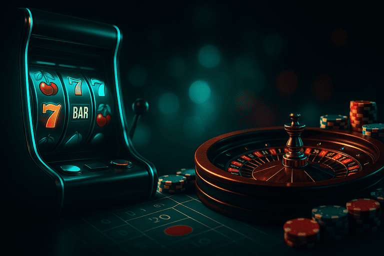 Malina Casino interface with slots and live dealer tables