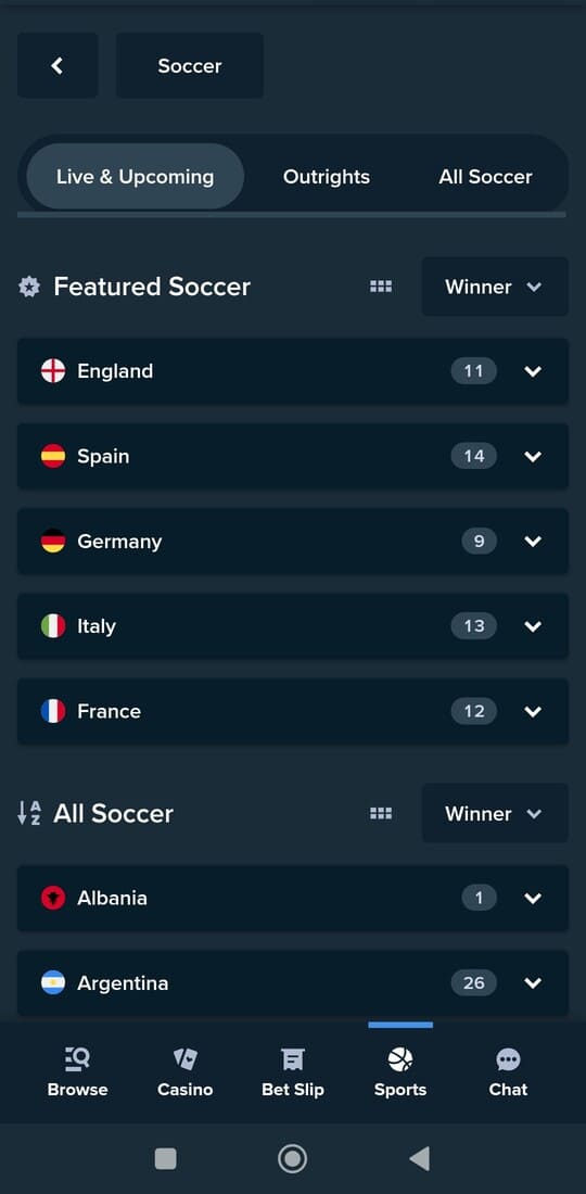 Deposit methods and withdrawals